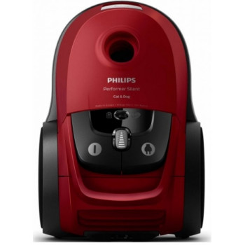 Пылесос с мешком Philips FC878409, 3.0 л  и более, 650 Вт, 66 дБ, Красный