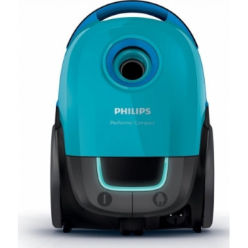 Пылесос с мешком Philips FC8379/09, 3.0 л  и более, 750 Вт, 81 дБ, синий/голубой