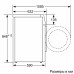 Стиральная машина стандартная Siemens WM16XDH1UA, 10 кг, 1600 об/мин, A+++, Белый