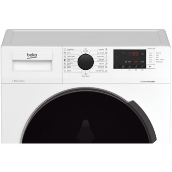 Стиральная машина стандартная Beko WUE9622XCW, 9 кг, 1200 об/мин, C, Белый