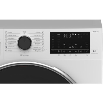 Стиральная машина стандартная Beko B5WFU79418WB, 9 кг, 1400 об/мин, A, Белый