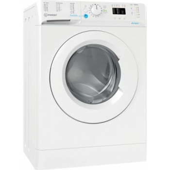 Стиральная машина узкая Indesit BWSA61251WEU, 6 кг, 1200 об/мин, F, Белый