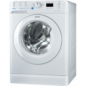 Стиральная машина узкая Indesit BWSA 71253 W, 7 кг, 1200 об/мин, D, Белый