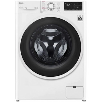 Стиральная машина узкая LG F2WV3S7AIDD, 7 кг, 1200 об/мин, D, Белый