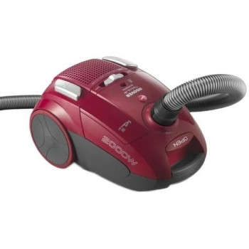 Пылесос с мешком Hoover  TTE2005 019, 3.0 л  и более, 2000 Вт, 77 дБ, Красный