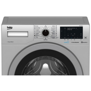 Стиральная машина узкая Beko WUE7636XSS, 7 кг, 1200 об/мин, D, Cерый