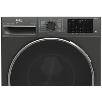 Cтирально-сушильная машина Beko B5DFT510447M, 10 кг, 1400 об/мин, D, Черный