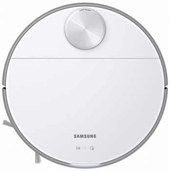 Пылесос-робот Samsung VR30T80313WEV, До 1 л, 60 Вт, 76 дБ, Белый