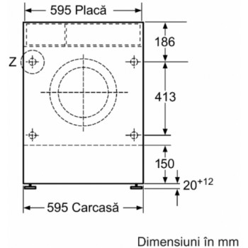 Cтирально-сушильная машина Bosch WKD28542EU