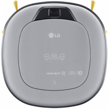 Пылесос-робот LG VRF6670LVM, До 1 л, 23 Вт, 69 дБ, Серебристый