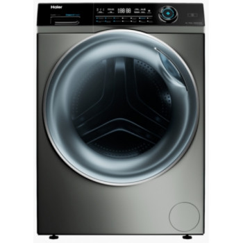 Стиральная машина узкая Haier HW 80-BP14979S, 8 кг, 1400 об/мин, A+++, Серебристый