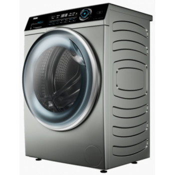 Стиральная машина узкая Haier HW 80-BP14979S, 8 кг, 1400 об/мин, A+++, Серебристый