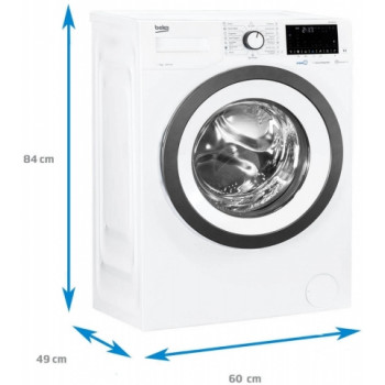 Стиральная машина стандартная Beko WUE7636X0A, 7 кг, 1200 об/мин, D, Белый