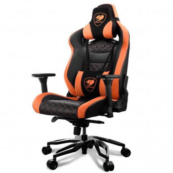 Scaun Gaming Cougar Armor Titan Pro, PVC Piele, Negru/Portocaliu cu livrare în Chișinău și Moldova. Accesorii pentru jocuri la cele mai mici prețuri