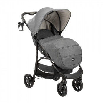 Stroller Kikka Boo 3 in 1 Selina, Dark Grey