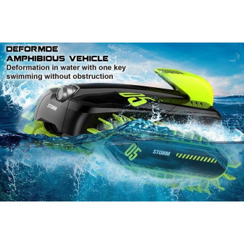 Радиоуправляемая игрушка Crazon Deformation Amphibious Car, --, Черный/Зеленый (18SL02) с доставкой по Кишиневу и всей Молдове. Игрушки по лучшим ценам в Молдове