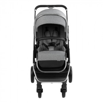 Stroller Kikka Boo 3 in 1 Angele, Chrome Grey