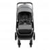 Stroller Kikka Boo 3 in 1 Angele, Chrome Grey