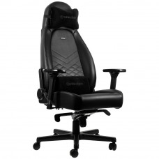 Игровое кресло Noblechairs Icon, Искусственная кожа, Чёрный с доставкой по Кишиневу и всей Молдове. Игровые аксессуары по лучшим ценам в Молдове