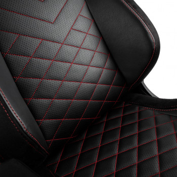 Gaming Chair Noble Epic NBL-PU-RED-002 Black/Red, User max load up to 120kg / height 165-180cm с доставкой по Кишиневу и всей Молдове. Игровые аксессуары по лучшим ценам в Молдове