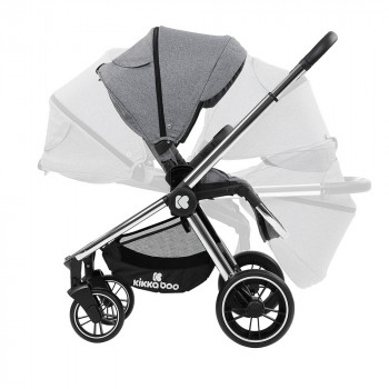 Stroller Kikka Boo 3 in 1 Vicenza Premium, Gray