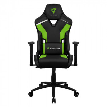 Scaun Gaming ThunderX3 TC3, PU Piele, Negru/Verde cu livrare în Chișinău și Moldova. Accesorii pentru jocuri la cele mai mici prețuri