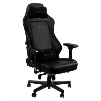 Gaming Chair Noble Hero NBL-HRO-PU-BLA Black/Black, User max load up to 150kg / height 165-190cm с доставкой по Кишиневу и всей Молдове. Игровые аксессуары по лучшим ценам в Молдове