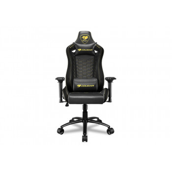 Scaun Gaming Cougar Outrider S Royal, PVC Piele, Negru/Auriu