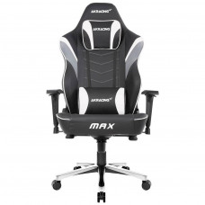 Scaun Gaming AKRacing MASTERS Max, PU piele, Alb cu livrare în Chișinău și Moldova. Accesorii pentru jocuri la cele mai mici prețuri