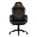 Scaun Gaming Cougar Fusion, PVC Piele, Negru