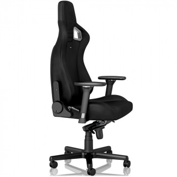 Scaun Gaming Noblechairs Epic, Vinil, Negru cu livrare în Chișinău și Moldova. Accesorii pentru jocuri la cele mai mici prețuri