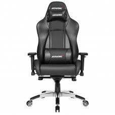 Scaun Gaming AKRacing MASTERS Premium, PU piele, Negru cu livrare în Chișinău și Moldova. Accesorii pentru jocuri la cele mai mici prețuri