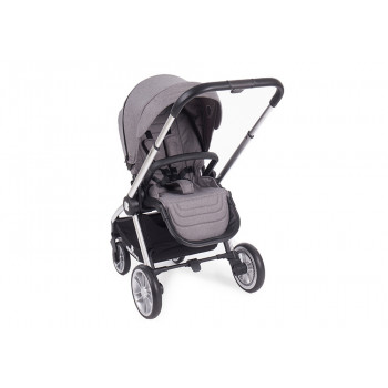 Stroller Kikka Boo 3 in 1 Vicenza Luxury, Grey silver frame