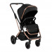 Stroller Kikka Boo 3 in 1 Angele, Chrome Black