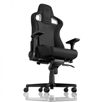 Scaun Gaming Noblechairs Epic, Vinil, Negru cu livrare în Chișinău și Moldova. Accesorii pentru jocuri la cele mai mici prețuri