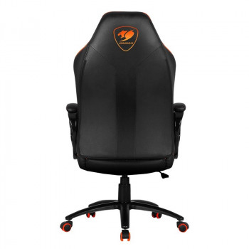 Scaun Gaming Cougar Fusion, PVC Piele, Negru/Portocaliu