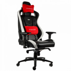 Игровое кресло Noblechairs Epic, Искусственная кожа, Черный/Красный/Белый с доставкой по Кишиневу и всей Молдове. Игровые аксессуары по лучшим ценам в Молдове