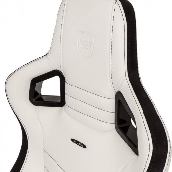 Gaming Chair Noble Epic NBL-PU-WHT-001 White, User max load up to 120kg / height 165-180cm с доставкой по Кишиневу и всей Молдове. Игровые аксессуары по лучшим ценам в Молдове