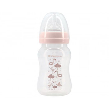 Anti-colic feeding bottle Kikka Boo 240ml Flamingo Pink с доставкой по Кишиневу и всей Молдове. Малышам по лучшим ценам в Молдове