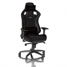 Gaming Chair Noble Epic NBL-PU-RED-002 Black/Red, User max load up to 120kg / height 165-180cm с доставкой по Кишиневу и всей Молдове. Игровые аксессуары по лучшим ценам в Молдове