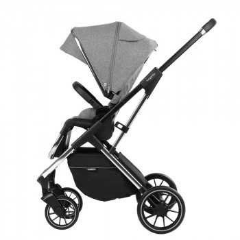 Stroller Kikka Boo 3 in 1 Angele, Chrome Grey