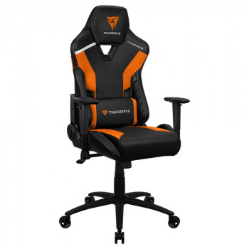 Scaun Gaming ThunderX3 TC3, PU Piele, Negru/Portocaliu cu livrare în Chișinău și Moldova. Accesorii pentru jocuri la cele mai mici prețuri