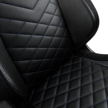 Scaun Gaming Noblechairs Epic, PU Piele, Negru/Albastru cu livrare în Chișinău și Moldova. Accesorii pentru jocuri la cele mai mici prețuri