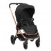 Stroller Kikka Boo 3 in 1 Vicenza Premium, Black