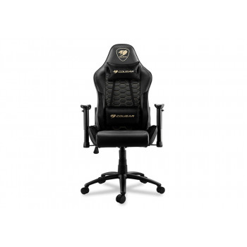 Scaun Gaming Cougar Outrider Royal, PVC Piele, Negru/Auriu