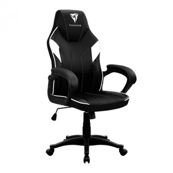 Scaun Gaming ThunderX3 EC1, PU Piele, Negru/Alb cu livrare în Chișinău și Moldova. Accesorii pentru jocuri la cele mai mici prețuri