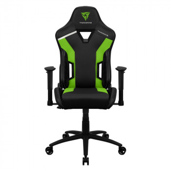 Scaun Gaming ThunderX3 TC3, PU Piele, Negru/Verde cu livrare în Chișinău și Moldova. Accesorii pentru jocuri la cele mai mici prețuri