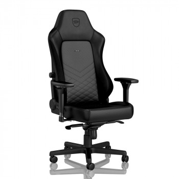 Gaming Chair Noble Hero NBL-HRO-PU-BLA Black/Black, User max load up to 150kg / height 165-190cm с доставкой по Кишиневу и всей Молдове. Игровые аксессуары по лучшим ценам в Молдове