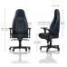 Scaun Gaming Noblechairs Icon, Piele naturală, Albastru închis cu livrare în Chișinău și Moldova. Accesorii pentru jocuri la cele mai mici prețuri