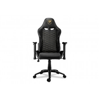 Scaun Gaming Cougar Outrider Royal, PVC Piele, Negru/Auriu